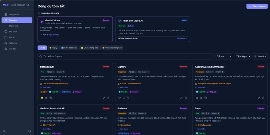 RongLeo Media Research Hub