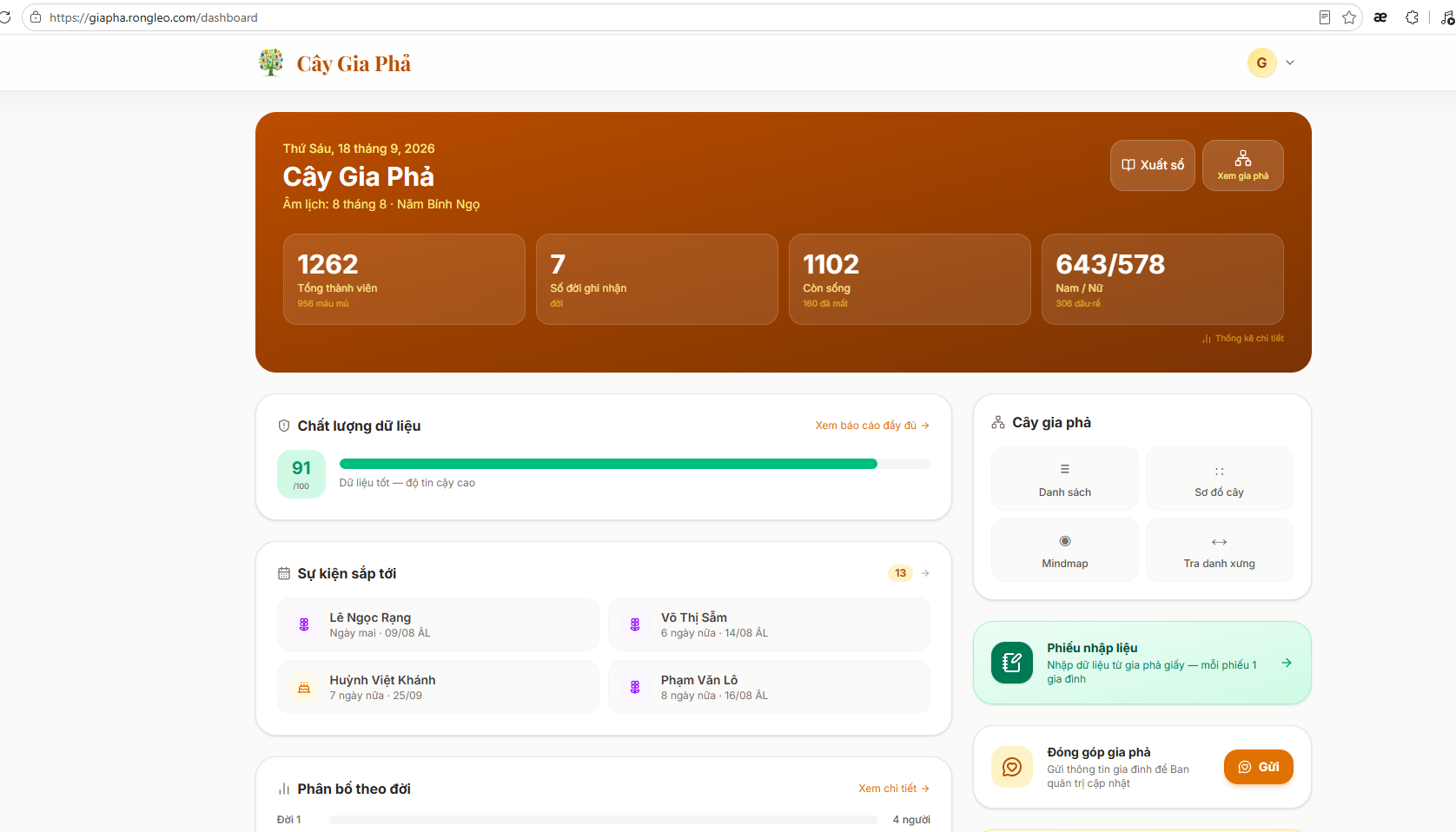 Gia Phả OS
